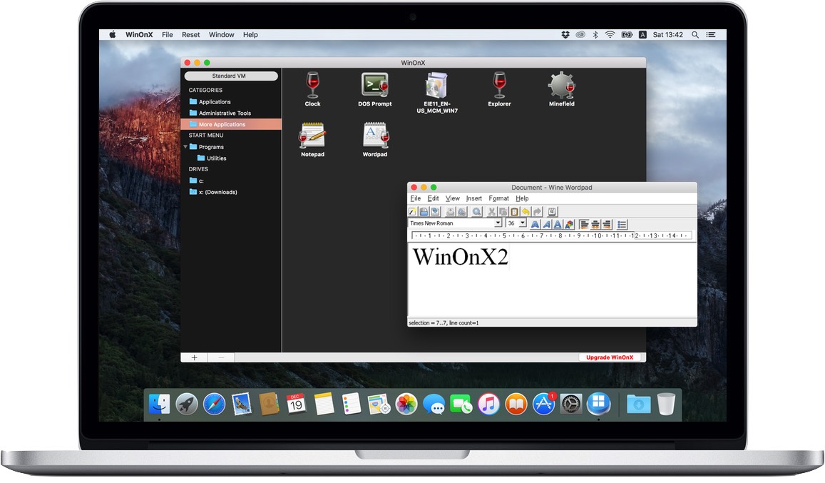 Mac 用 window app installer